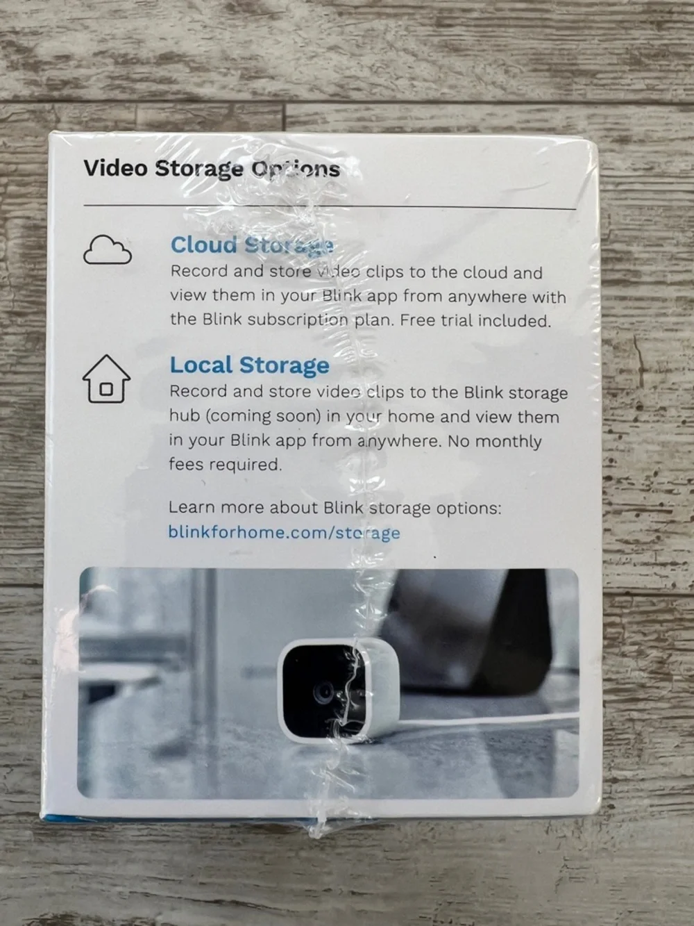 Blink Mini Compact indoor plug-in smart security camera 1080p HD, New/Sealed
